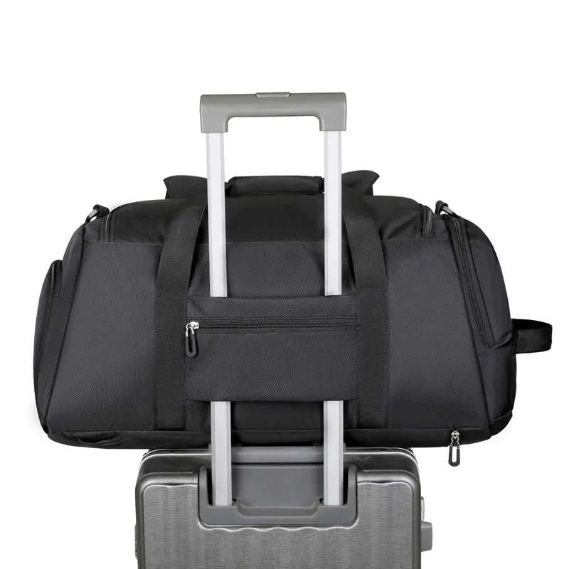 Xianghui Lightweight Large Travel Backpack Low MOQ Dry Wet Separation Multifunctional Sports Bag Custom Logo Zipper Business