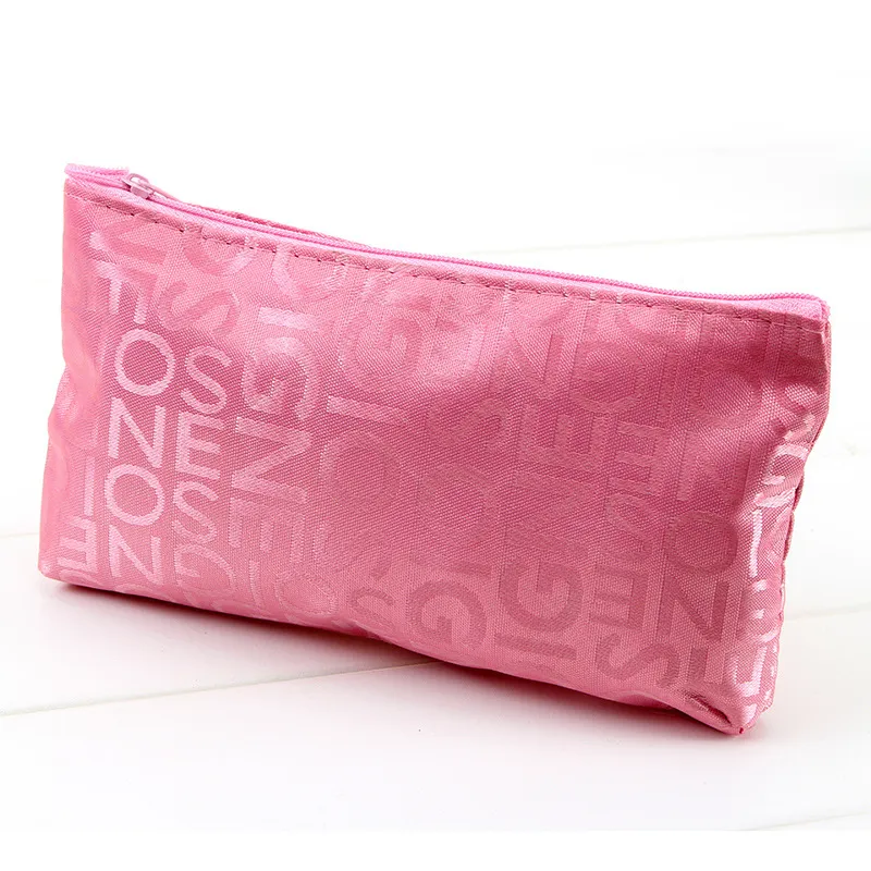 Xianghui Cute Pattern Women's Stripes Gift Toiletries Bag Makeup Cosmetic Bags Cheap Custom