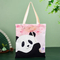 2024 New Customize Logo Canvas Fabric Reusable Shopping Bags Supermarket Cotton Bags Portable Polyester Bag
