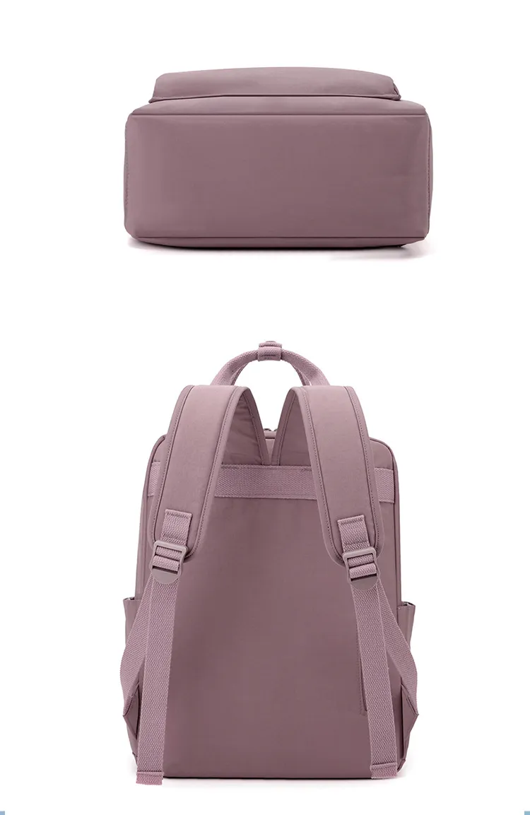 Xianghui Women Backpack Cross Border Water Resistant Nylon Backpack Versatile Custom Logo Schoolbag