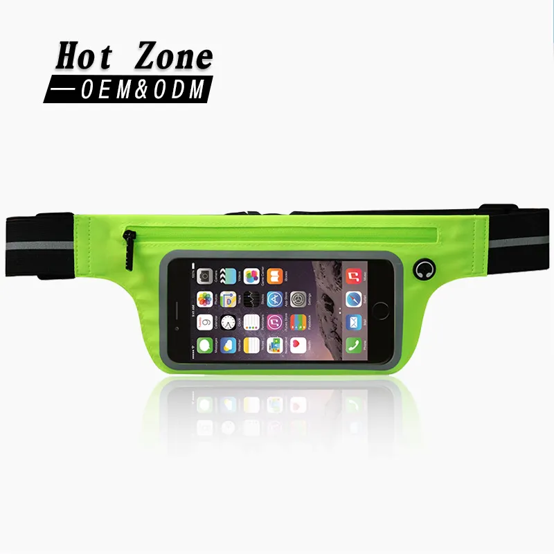 Outdoor Sports Pocket Running Jogging Waist Bag Waterproof Phone Waist Belt Pack Travel Bag