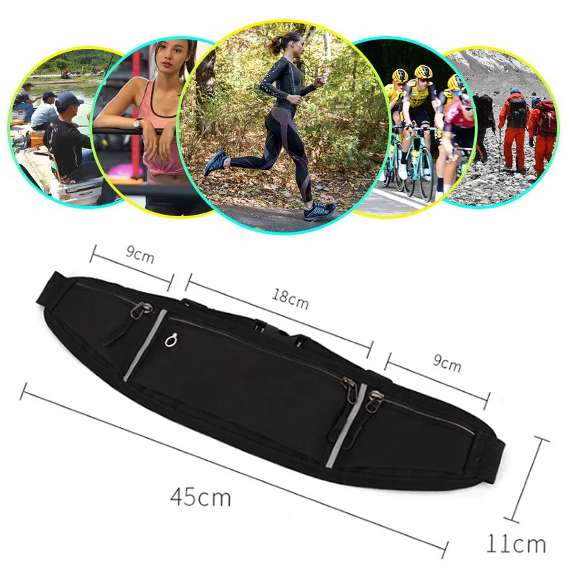 2023 New Trend Customize Hiking Traveling Bags Sport Running Outdoor Practical Adjusted Waist Bag