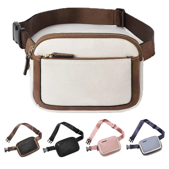 Custom Logo Oxford Sports Running Side Belt Hip Leg Messenger Bum Belt Sling Chest Crossbody Fanny Pack Men's Bag Waist Bags