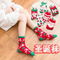 Xianghui S Korean Version Female Japanese Tube Socks Christmas Show Sock