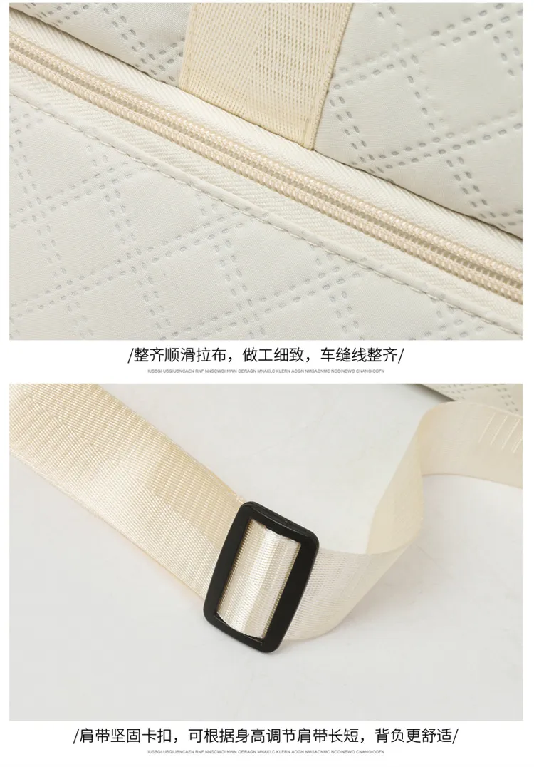 Xianghui Large Capacity Travel Bag Women Short Trip Convenient Luggage Bag Storage Wet Dry Separate Sports Gym Tote