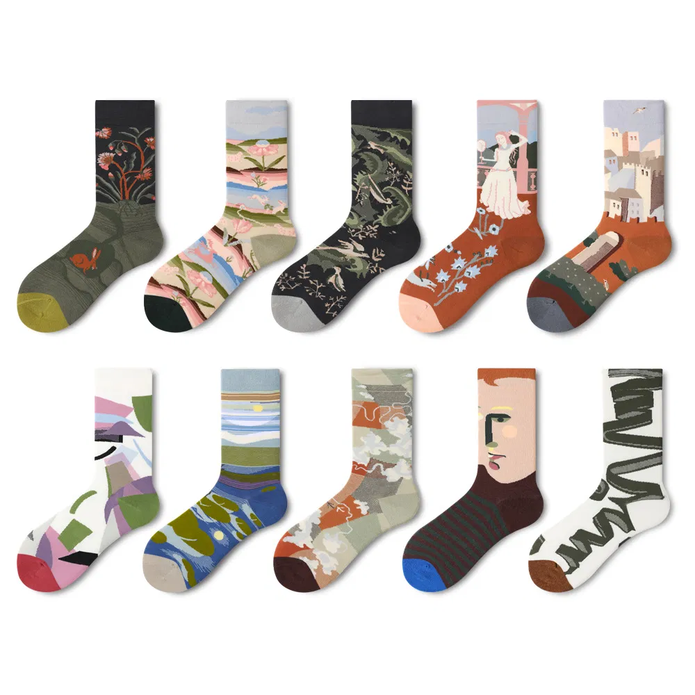 Xianghui High Quality Crew Designer Cotton Compression Sports Grip Custom Socks