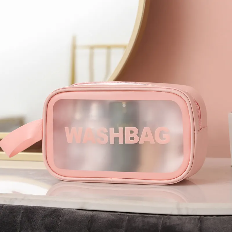 Xianghui Custom Waterproof Makeup Bag Portable PU Travel Cosmetic Pouch