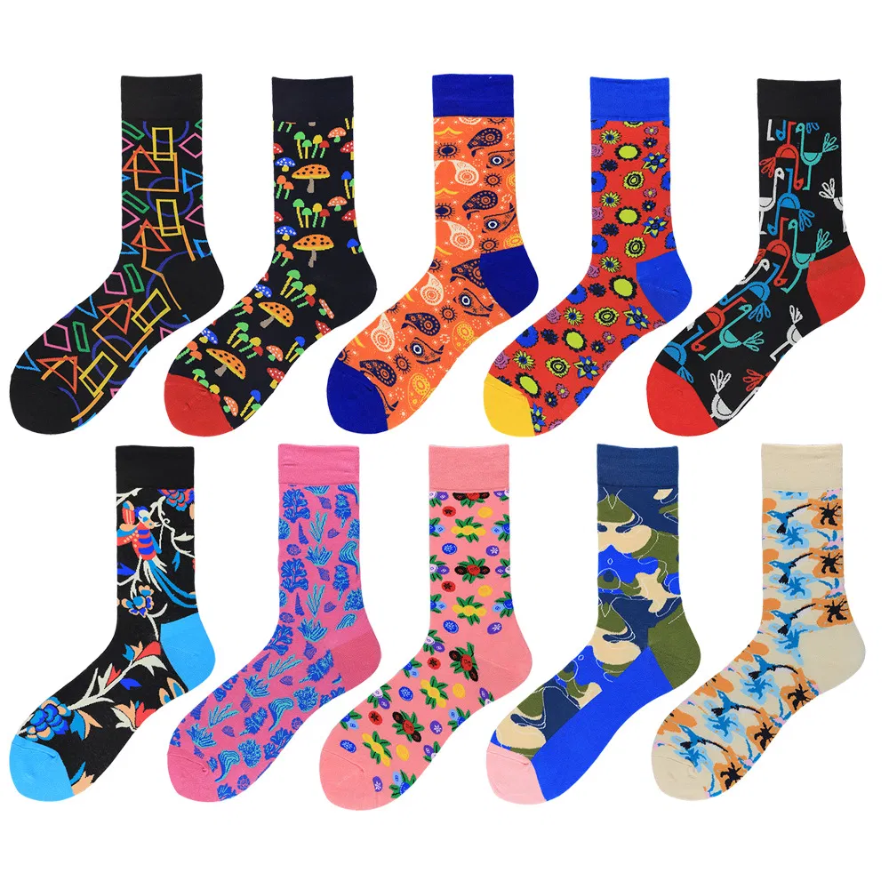 Xianghui Custom Fashion Cotton Women Slouch Socks Women's Stripe Socks