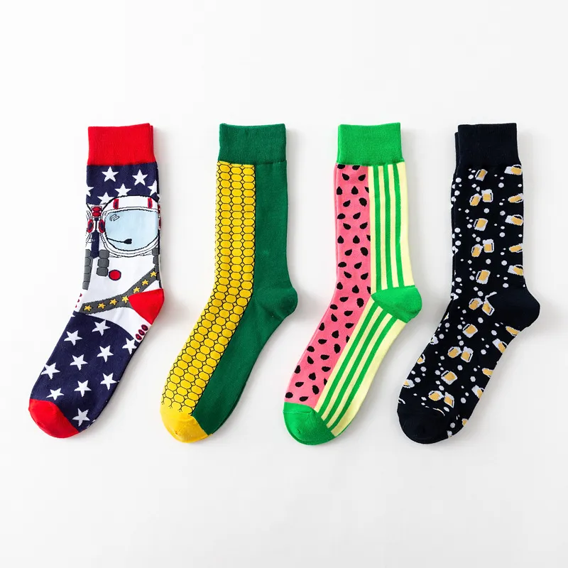 Xianghui Can Custom Solid Color High Stockings Trendy High Stockings Socks