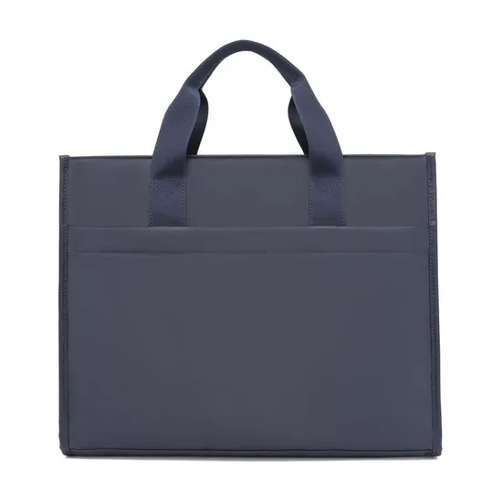Xianghui Blue and Black High-Capacity Oxford Cloth Briefcase Business Office Casual Handbag