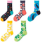 Xianghui Happy Animal Plant Custom Patterns Cotton Adult Fancy Stockings