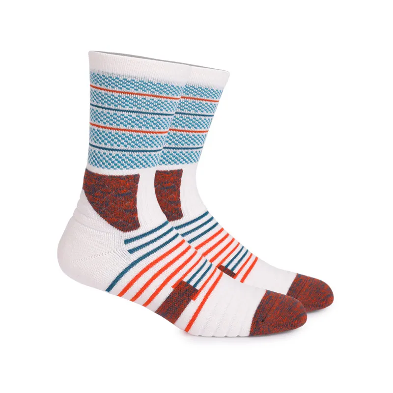 Xianghui Terry High Quality Cotton Athletic Running Basketball Sport Crew Men Socks