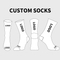 Xianghui Designer Sport Anti Slip Basketball Athletic Customized MID Length Sports Socks