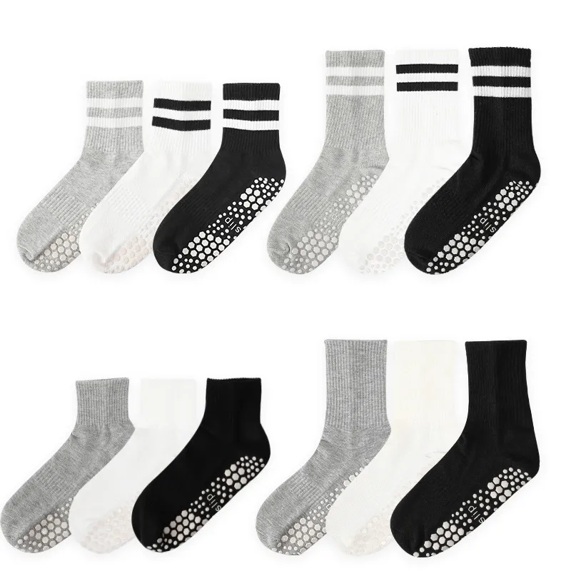Xianghui Women's Socks Pure Cotton Non-Slip Yoga and Pilates Socks