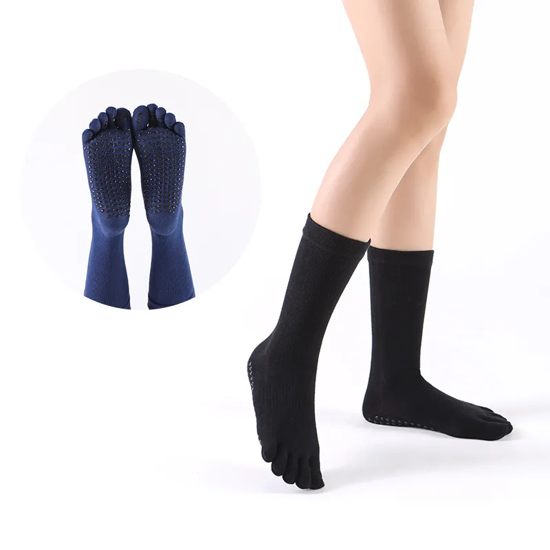 Xianghui Toe Professional Non-Slip Pilates Fitness Training Pressure Yoga Socks