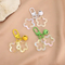 Xianghui Beautiful Shine Star Sahpe Accessories Colorful Custom Acrylic Keychain
