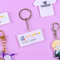 Xianghui Cartoon Figure Custom Design Acrylic Pendant Toy Keychain Key Ring