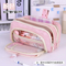 Wholesale School Supplies Pencil Case for School Pen Bags Zipper Pencil Pouch Custom Logo Cloth Pencil Bag