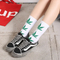Xianghui Unisex Weed Leaf Printed Cotton Logo Luxury Custom Crew Socks