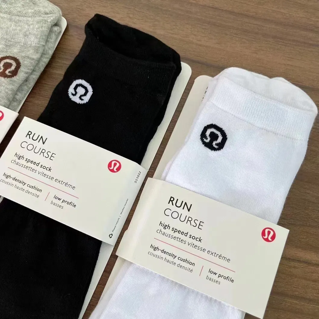 Xianghui New Yoga Luxury Lulu Thin Low Cut Sports Socks for Men and Women