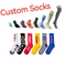Xianghui Logo Custom Men Women Cotton Logo Tube Ankle Outdoor Happy Socks