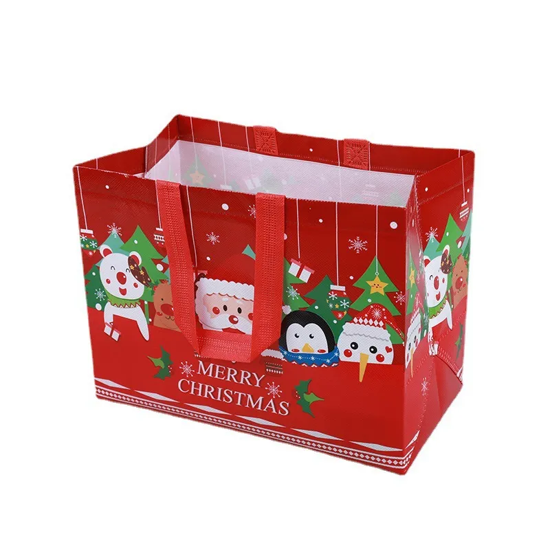 Xianghui Christmas Gift Bag Non-Woven Film Cartoon Environmental Protection Shopping Bags
