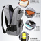 Xianghui Anti-Theft Schoolbag Leisure School Leather Backpack for Men