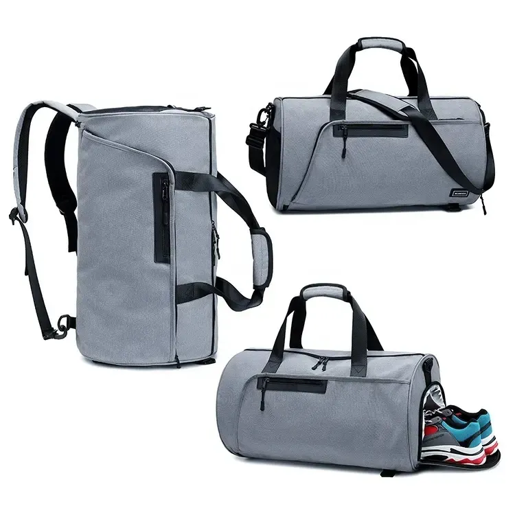 Xianghui Carry-on Sports Gym Duffel Bag Tote Bag with Shoe Compartment