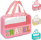 Xianghui Embroidery PVC Letter Makeup Cosmetic Bag Waterproof Travel Storage Bag
