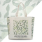 Xianghui Morris Oil Painting Vintage Tote Bag Large Capacity Zipper Canvas Bag