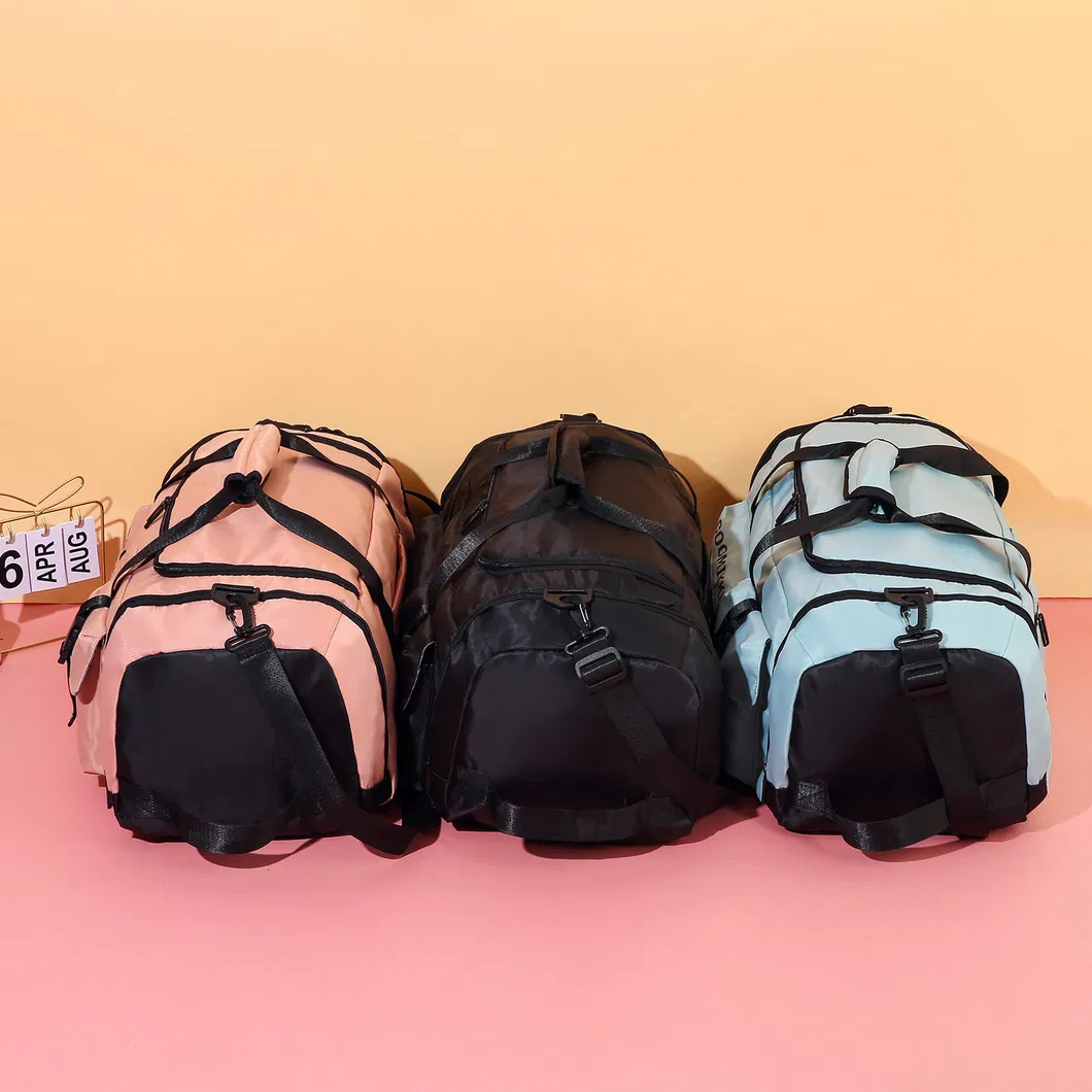 Xianghui Custom Waterproof Wet and Dry Separation Leather Sports Gym Travel Bag