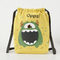 Xianghui Custom Cotton Drawstring Canvas Bag Cartoon Canvas Drawstring Backpack