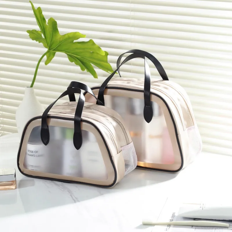 Xianghui Factory Custom Logo Women PVC Makeup Cosmetic Pouch Travel Promotional Cosmetic Bag