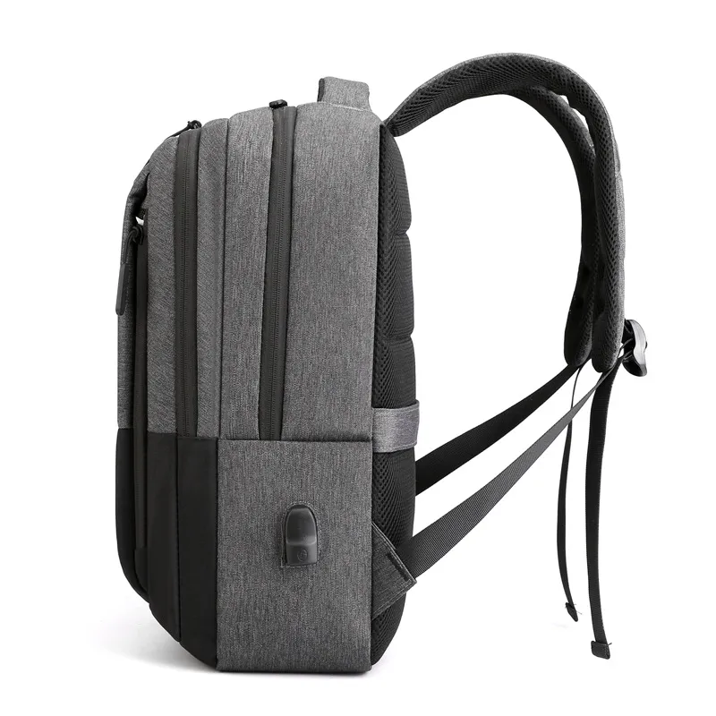 Multi-Layered Nylon Splash-Proof Computer Backpack Travel Luggage Dry-Wet Shoulder Bag