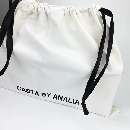 Xianghui Custom Size Recycled Canvas Eco Friendly Cotton Shoes & Clothing Cotton Drawstring Bag