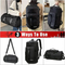 Xianghui Gym Bag Sports Duffle Bag Travel Backpack Shoes Compartment Black Golf Bag