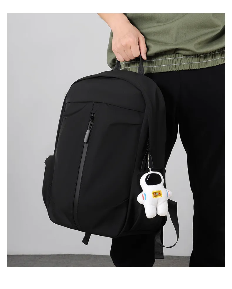 Backpack Casual Street Oxford Waterproof Schoolbag Backpack for Men and Women