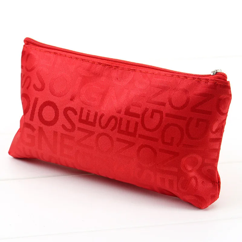 Xianghui Cute Pattern Women's Stripes Gift Toiletries Bag Makeup Cosmetic Bags Cheap Custom