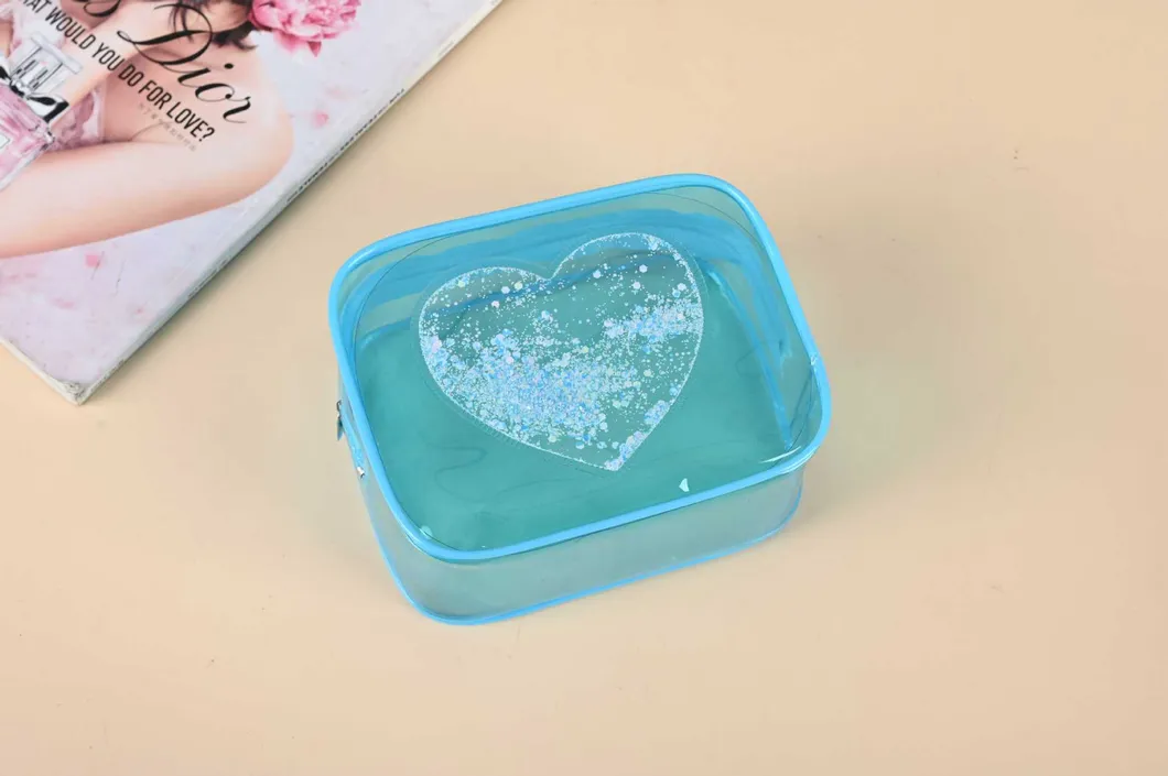 Xianghui Toiletry Bags Packaging Gift Make up PVC Zipper Cosmetic Wash Beauty Makeup Brush Cosmetic Bag