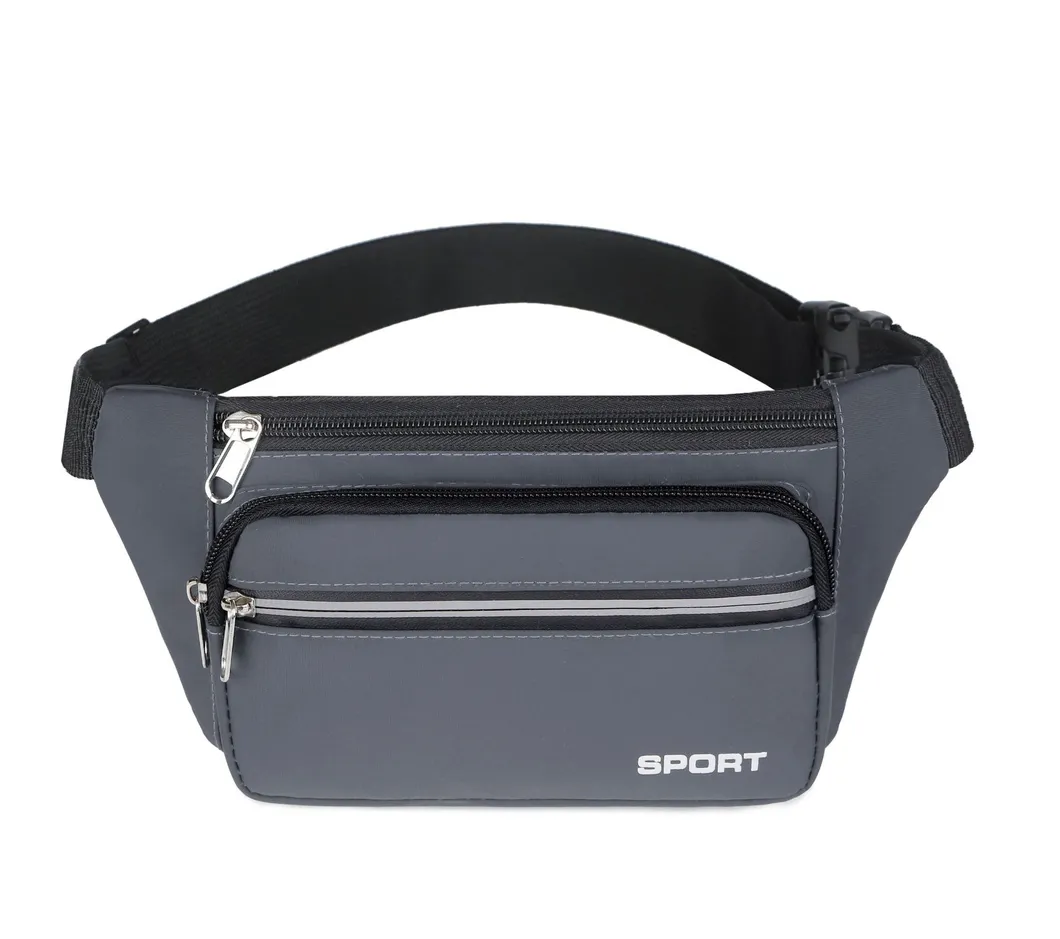 Outdoor Sports Fitness Oxford Waist Bag Running Belt Bum Bag Phone Pouch Waterproof Mini Fanny Pack Waist Bag