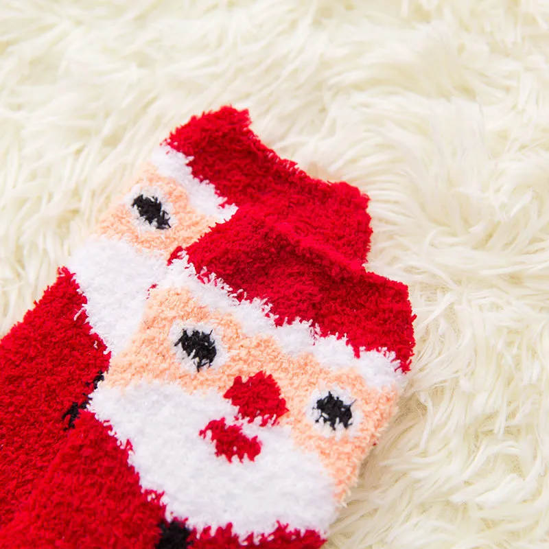Xianghui S Korean Version Female Japanese Tube Socks Christmas Show Sock