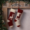 Xianghui New Elk Christmas Gift Bag Knitted Wool Candy Bag Christmas Decorations Terry Reindeer Hanging Socks