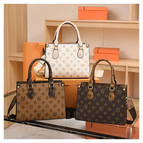 Xianghui Wholesale Luxury Women Handbags Leather Totes Hand Bags