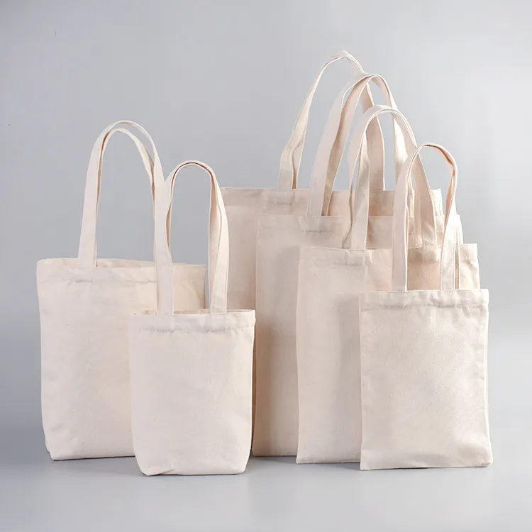 Xianghui Eco Friendly Cotton Canvas Shopping Tote Bag Reusable Shopping Bags
