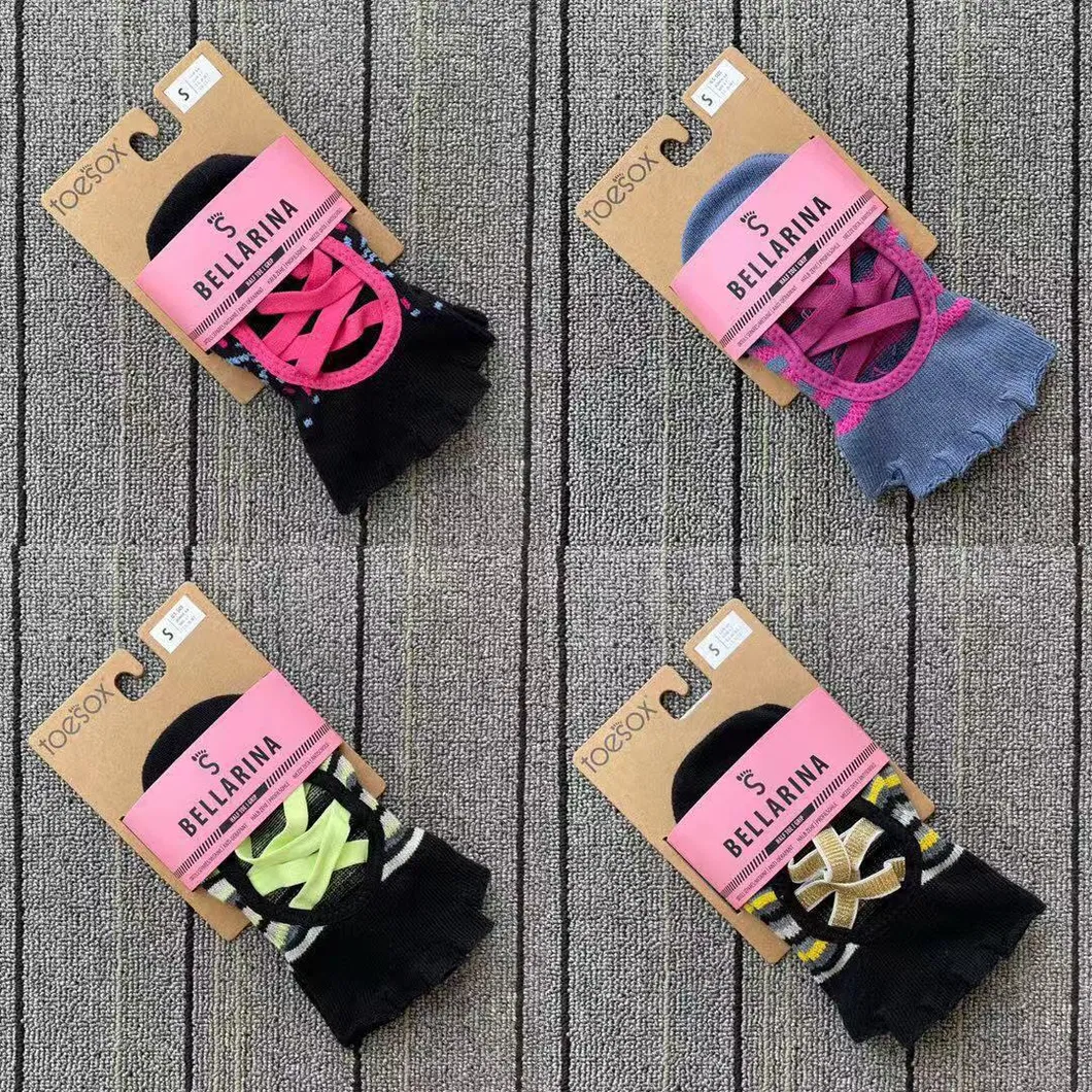 Xianghui Non Slip Five Finger Toe Pamela Pilates Gym Yoga Floor Socks