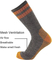 Xianghui Merino Wool MID-Calf Socks Men's Hiking Socks