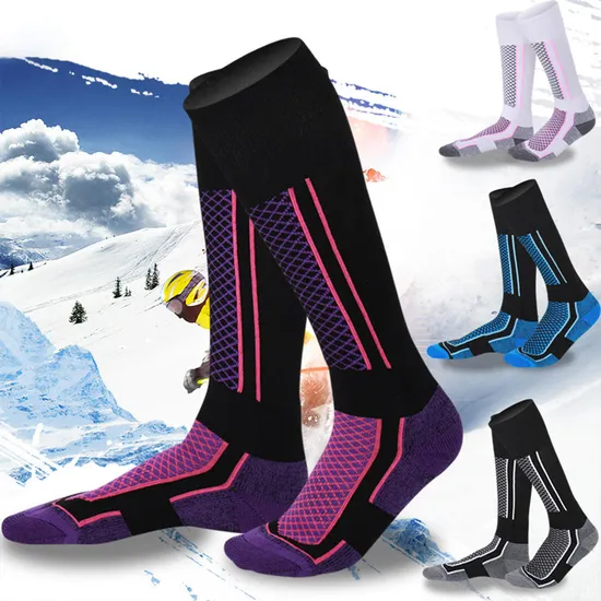 Xianghui Men Woman Thermal Ski Socks Kids Outdoor Snowboard Hiking Socks