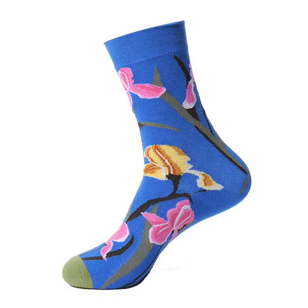Xianghui Crew Men Custom Jacquard Novelty Fashion Happy Socks for Women