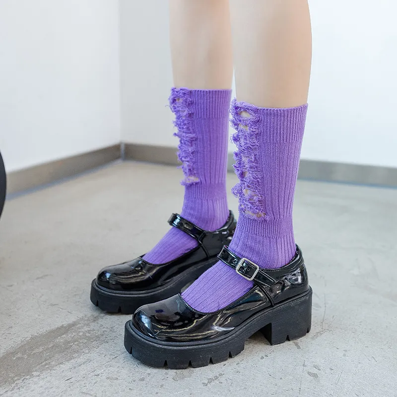 Xianghui New Set Summer Fashion Breathable Colorful Girls Slouch Socks