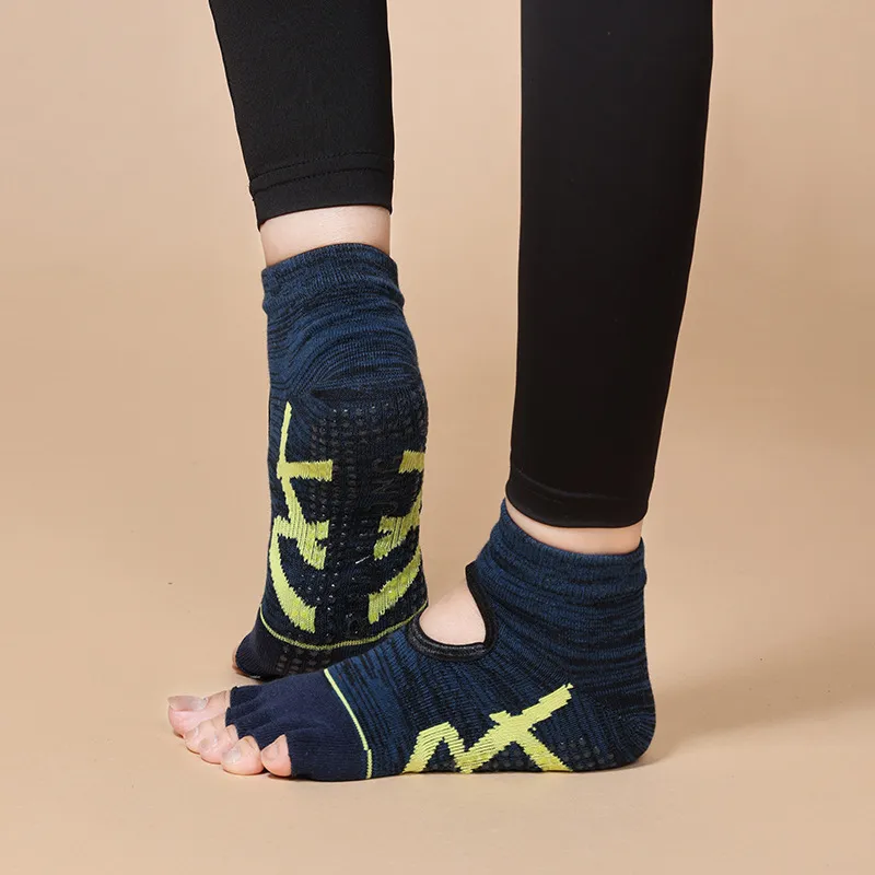 Xianghui Wholesale Cotton Elastic Breathable Non-Slip Yoga Toe Ankle Socks